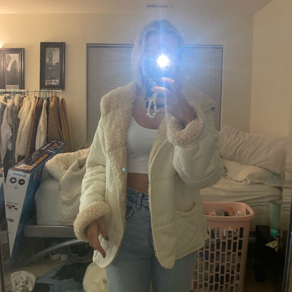 Reversible oversized coat from urban outfitters size M/L